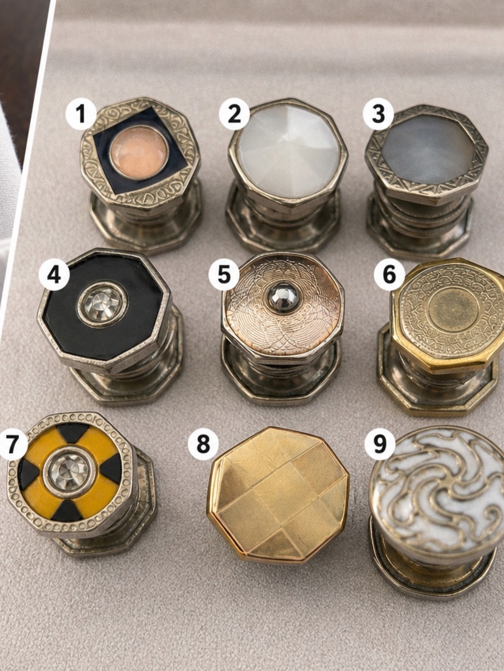 Vintage Art Deco Snap Link Cufflinks Kum-A-Part Single Replacement Links